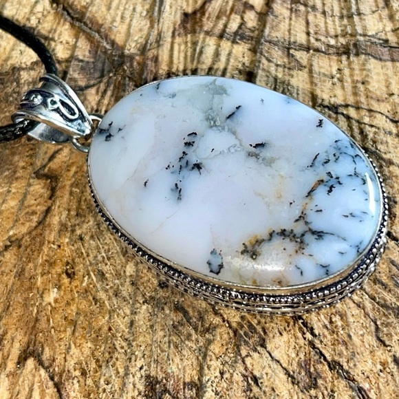 Dendritic Agate Pendant 2” - Picture 3 of 7